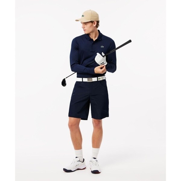 ラコステ（LACOSTE）/UPF50 UVカット ウルトラドライワントーン長袖ポロシャツ_6