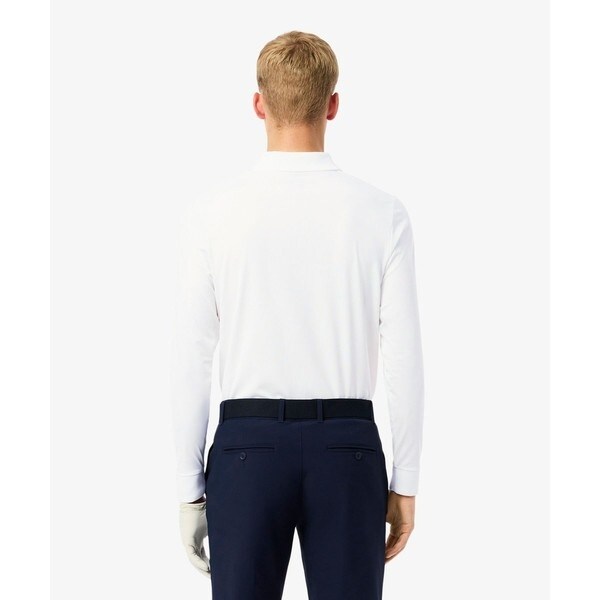 ラコステ（LACOSTE）/UPF50 UVカット ウルトラドライワントーン長袖ポロシャツ_8