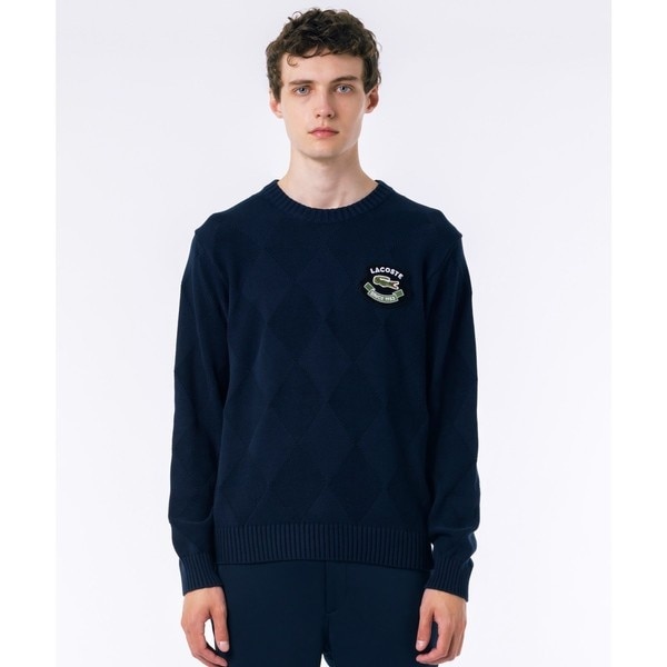 ラコステ（LACOSTE）/オーガニックコットン トーナルアーガイルニットセーターの通販は