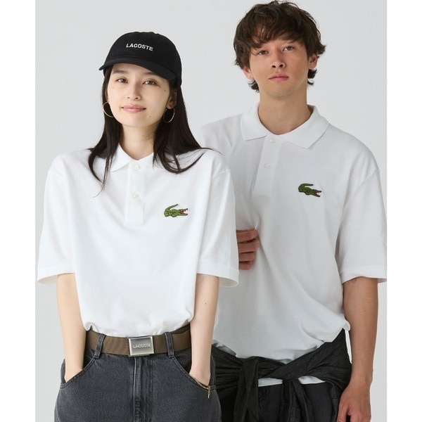 ラコステ（LACOSTE）/L．12．12ルーズフィット ドロップショルダー 鹿の子半袖ポロシャツ