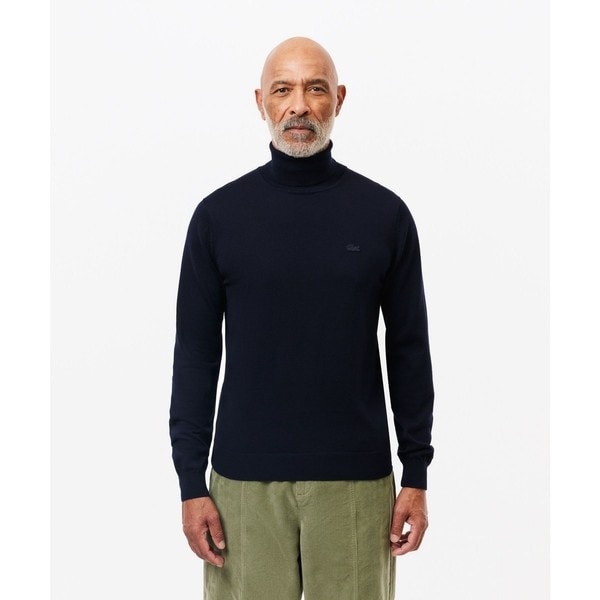 ラコステ（LACOSTE）/メリノウールタートルネックセーター