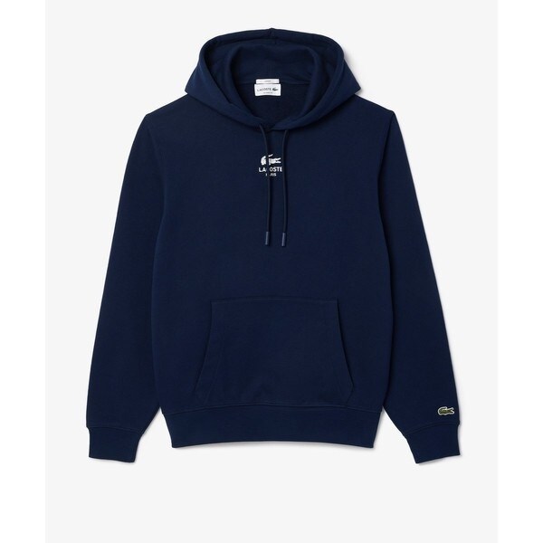ラコステ（LACOSTE）/裏パイル地 バックプリントスウェットパーカー 