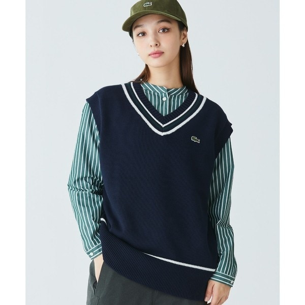ラコステ（LACOSTE）/コットンポリニットチルデンベスト