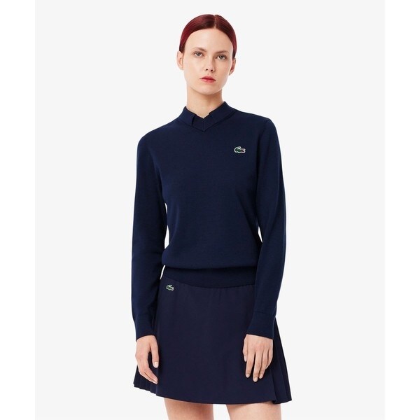 ラコステ（LACOSTE）/クールマックスVネックゴルフセーターの通販は