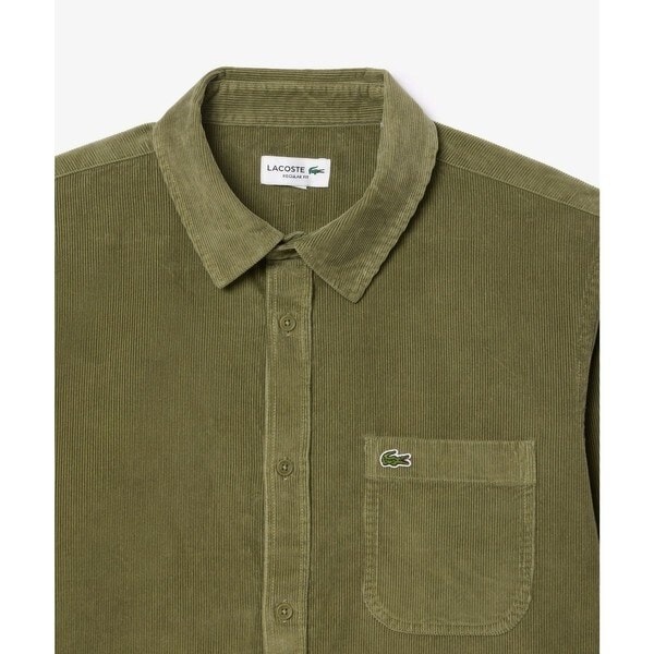 ラコステ（LACOSTE）/エッセンシャルコーデュロイシャツ_4