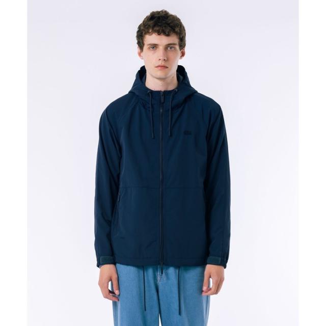 ラコステ（LACOSTE）/撥水防風 ドロストコード フーデッド ナイロン 