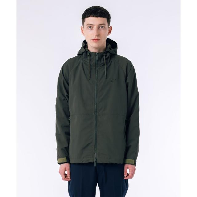ラコステ（LACOSTE）/撥水防風 ドロストコード フーデッド ナイロン 