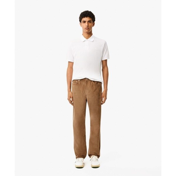 ラコステ（LACOSTE）/ルーズフィットストレート 5ポケットコーデュロイパンツ_5