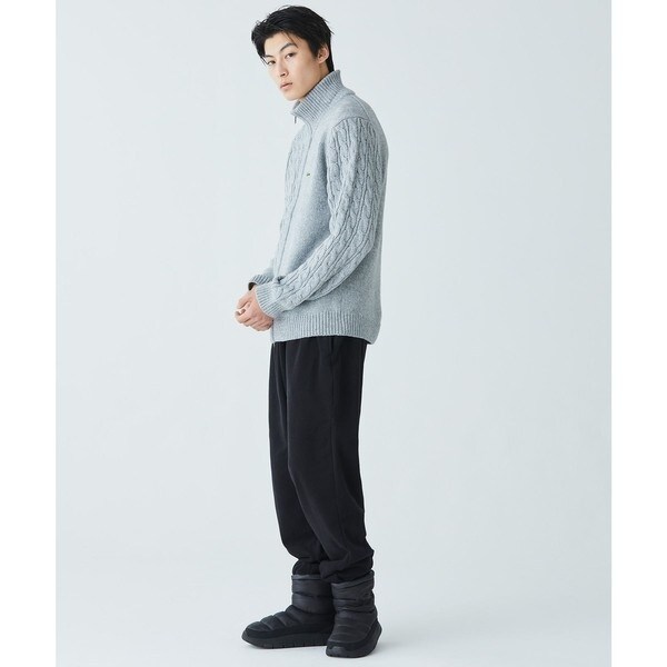 ラコステ（LACOSTE）/クレイジーニッティングハイネックジップカーディガン / ダブルジップ ドライバーズニット_7
