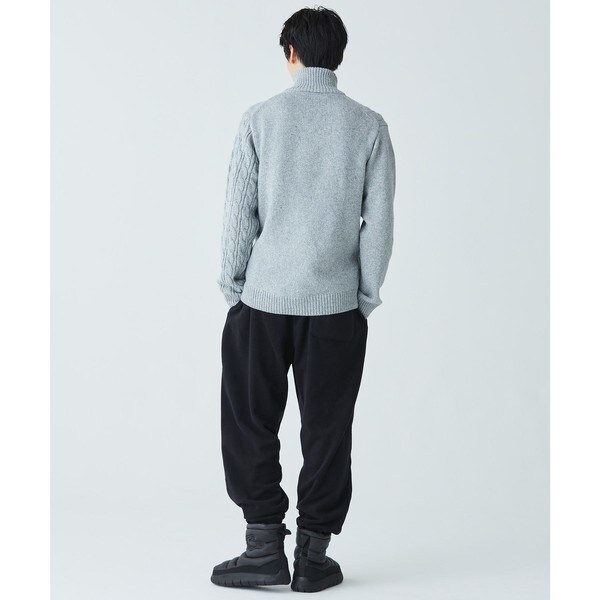ラコステ（LACOSTE）/クレイジーニッティングハイネックジップカーディガン / ダブルジップ ドライバーズニット_8