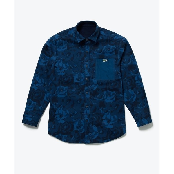 ラコステ（LACOSTE）/無地 フラワーカモフラ柄 リバーシブルレギュラー