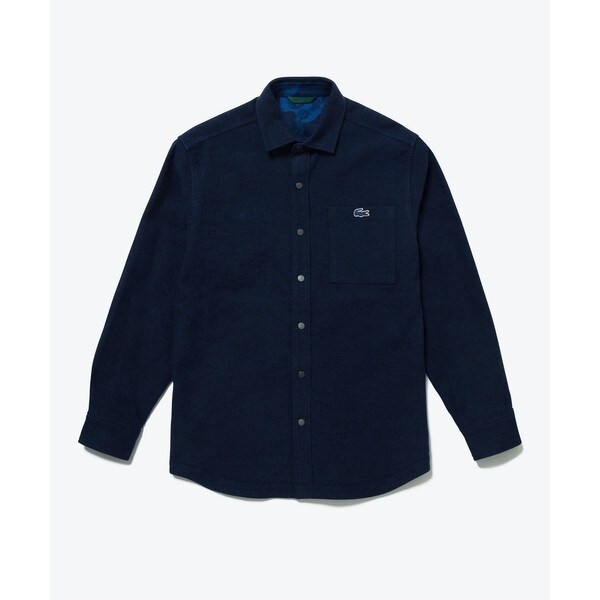 ラコステ（LACOSTE）/無地 フラワーカモフラ柄 リバーシブルレギュラーカラーシャツ_13