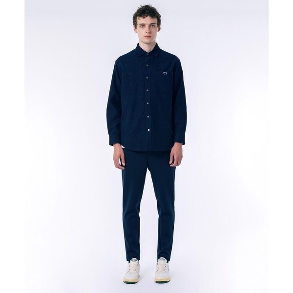 ラコステ（LACOSTE）/無地 フラワーカモフラ柄 リバーシブルレギュラーカラーシャツ_16