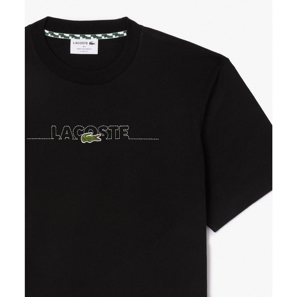 ラコステ（LACOSTE）/フランスメイド オーバーサイズ ブランドネームロゴステッチ半袖Tシャツの通販は