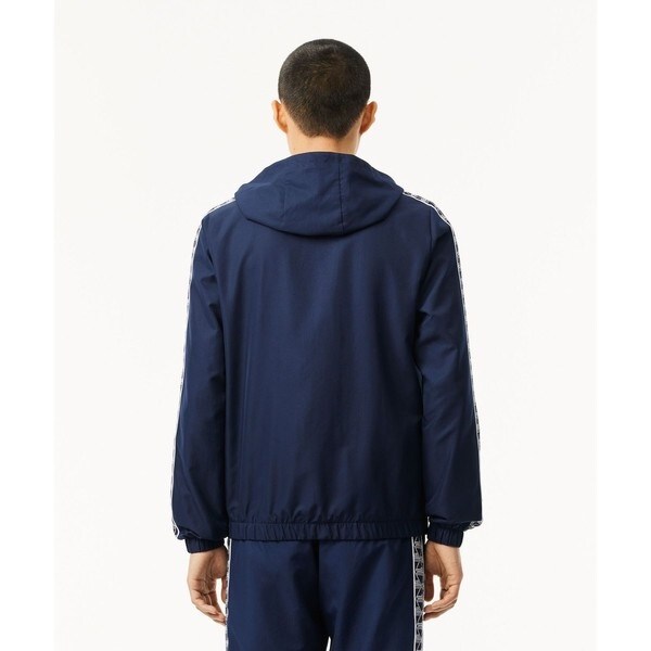 ラコステ（LACOSTE）/撥水 スリーブテーピング ジップアップトラックフーディー / トラックジャケット_3