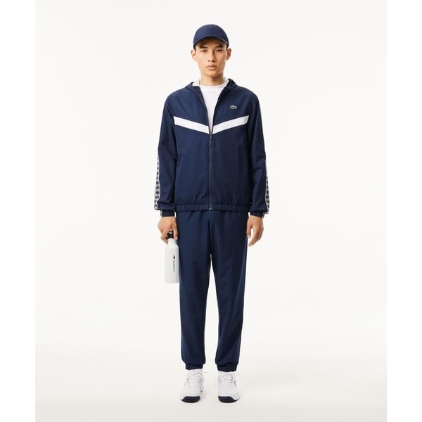 ラコステ（LACOSTE）/撥水 スリーブテーピング ジップアップトラックフーディー / トラックジャケット_7