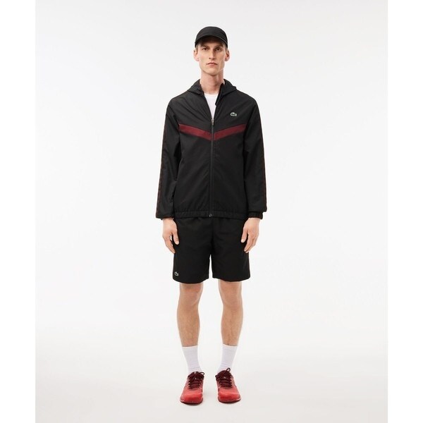 ラコステ（LACOSTE）/撥水 スリーブテーピング ジップアップトラックフーディー / トラックジャケット_13