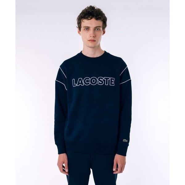 ラコステ（LACOSTE）/アウトラインネームステッチクルーネックスウェット トレーナー