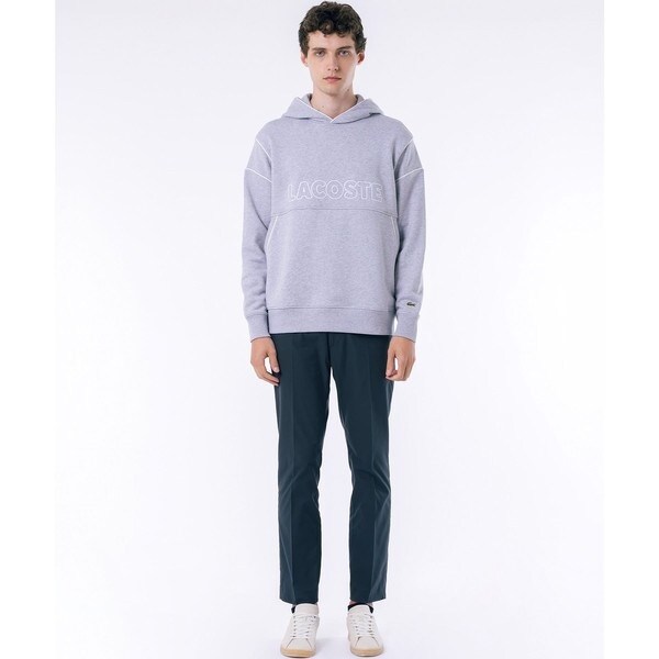 ラコステ（LACOSTE）/アウトラインネームステッチスウェットフーディー / 裏パイルスウェットパーカー_7
