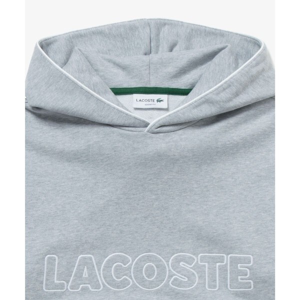 ラコステ（LACOSTE）/アウトラインネームステッチスウェットフーディー / 裏パイルスウェットパーカー_9