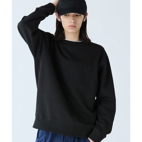 ラコステ（LACOSTE）/ワントーンクルーネック 鹿の子ニット / 鹿の子スウェット トレーナー