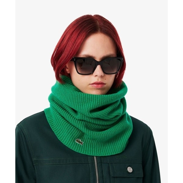 ラコステ（LACOSTE）/スムースタッチ カシミヤニットネックゲイター / ネックウォーマー スヌード