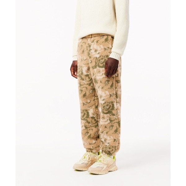 ラコステ（LACOSTE）/フローラルボアフリースパンツ