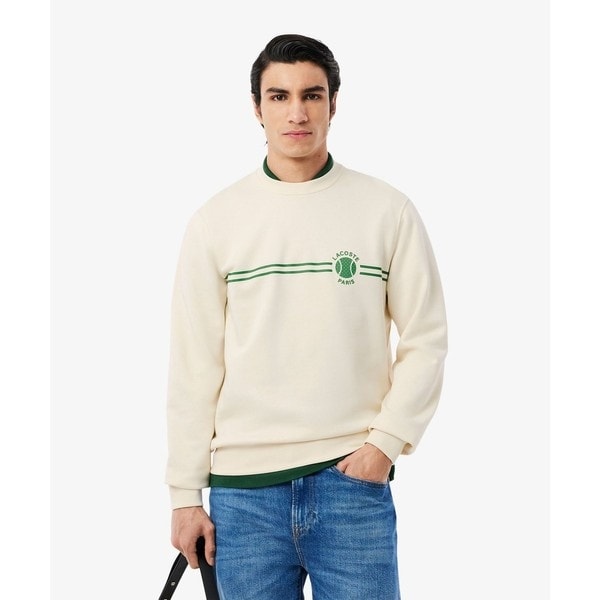 ラコステ（LACOSTE）/ヘリテージテニスデザインクルーネックスウェット