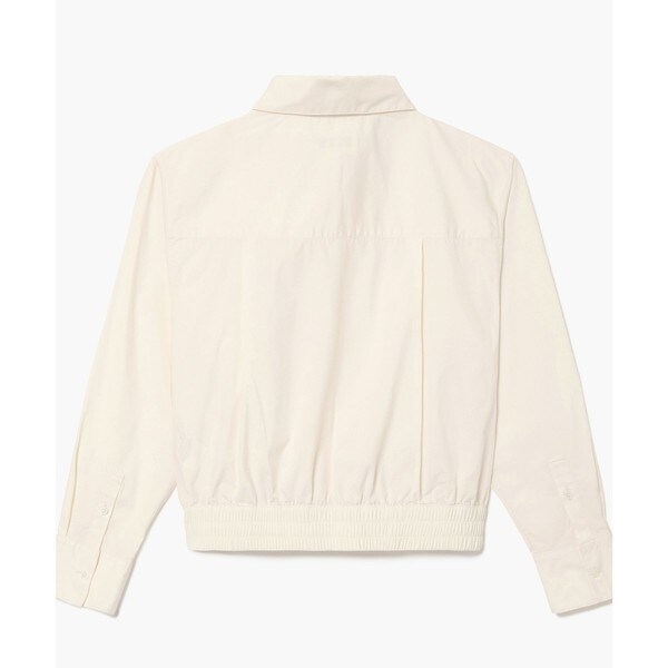 ラコステ（LACOSTE）/クロップド丈 ウエストシャーリングシャツ
