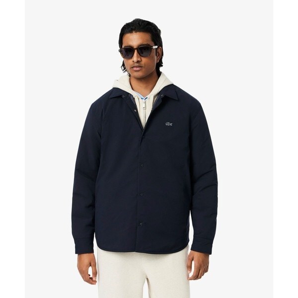 ラコステ（LACOSTE）/撥水ストレッチ 中綿入りシャツジャケット 【公式 