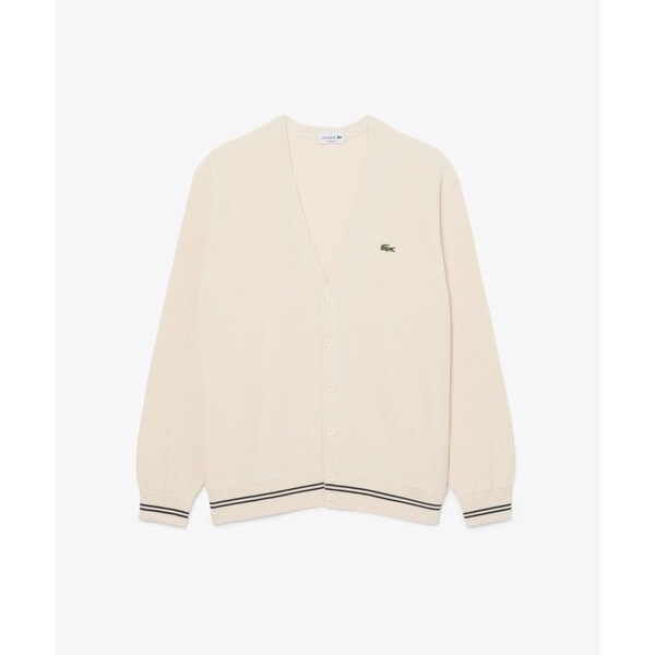 ラコステ（LACOSTE）/リブニットステッチコットンニットカーディガン_11