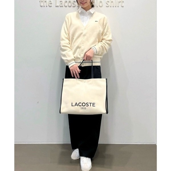 ラコステ（LACOSTE）/リブニットステッチコットンニットカーディガン_14