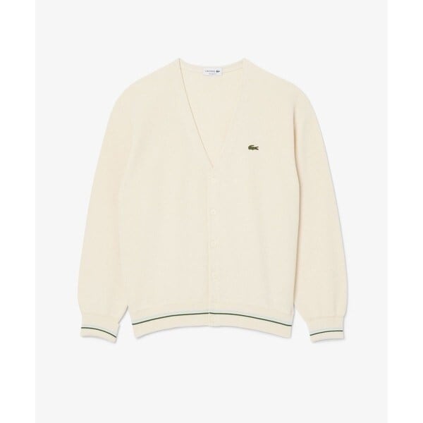 ラコステ（LACOSTE）/リブニットステッチコットンニットカーディガン_18