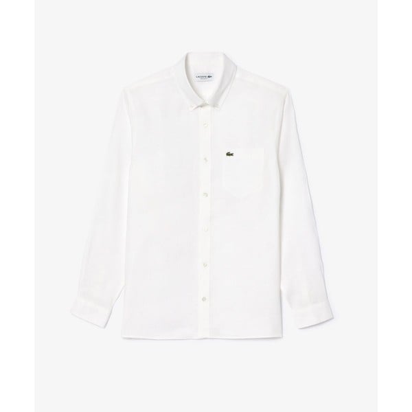 ラコステ（LACOSTE）/リネンボタンダウン長袖シャツ