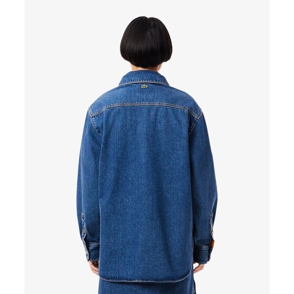 ラコステ（LACOSTE）/ウィメンズワーク デニムシャツジャケット