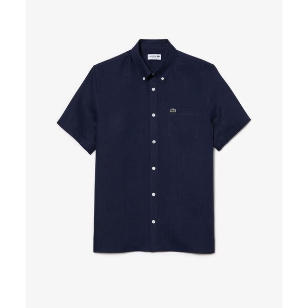 ラコステ（LACOSTE）/リネンボタンダウンシャツ_10