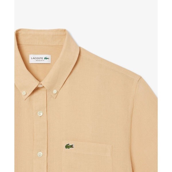 ラコステ（LACOSTE）/リネンボタンダウンシャツ_16