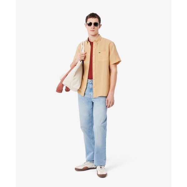 ラコステ（LACOSTE）/リネンボタンダウンシャツ_17