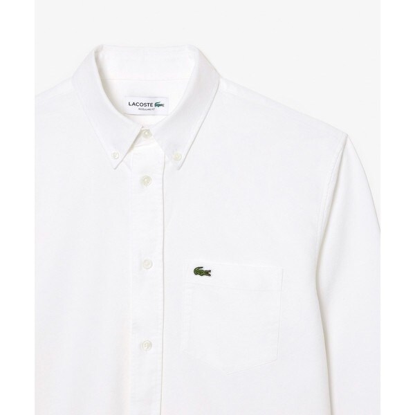 ラコステ（LACOSTE）/オックスフォードボタンダウンシャツ_6