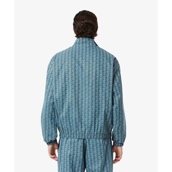 ラコステ（LACOSTE）/モノグラムジャカード撥水ナイロンジャケットの