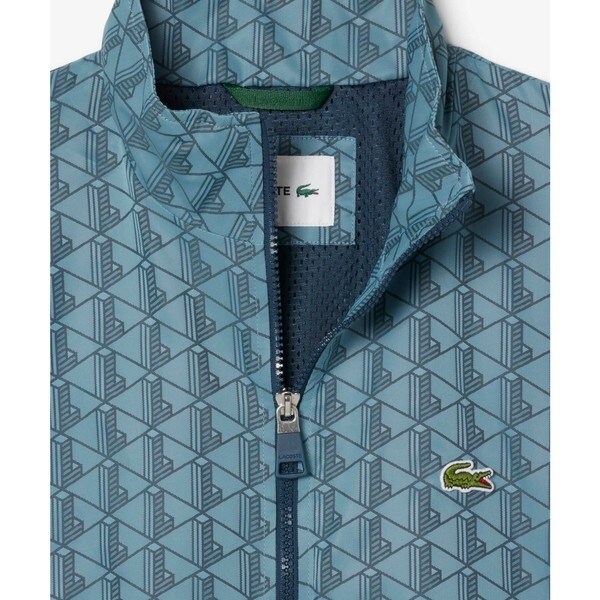 ラコステ（LACOSTE）/モノグラムジャカード撥水ナイロンジャケットの