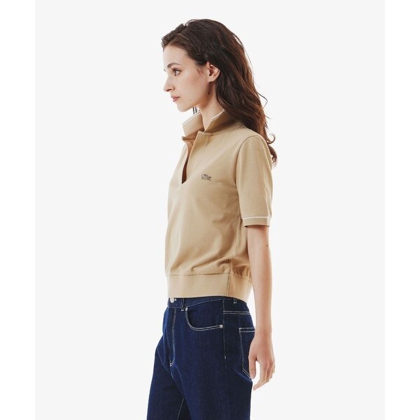 ラコステ（LACOSTE）/スキッパーネックポロシャツ_4