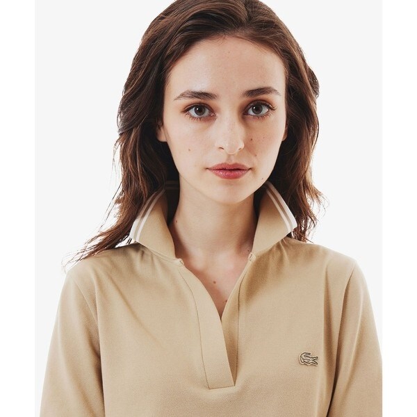 ラコステ（LACOSTE）/スキッパーネックポロシャツ_5