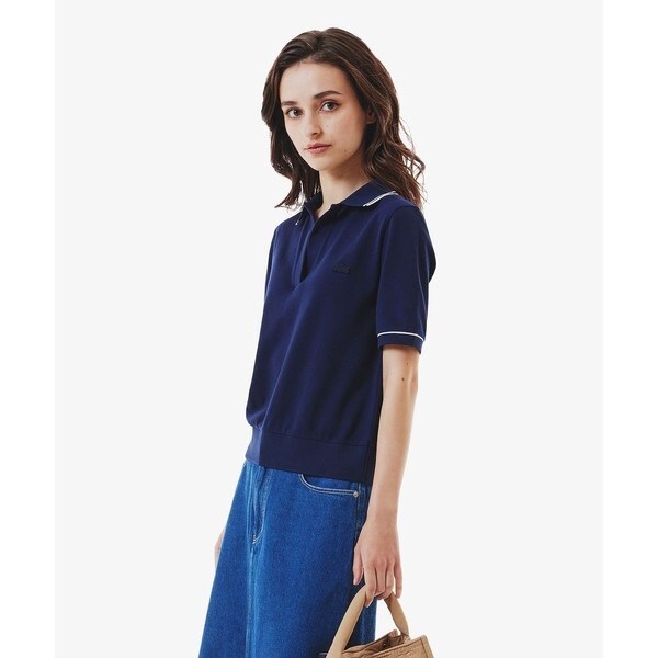 ラコステ（LACOSTE）/スキッパーネックポロシャツ_14
