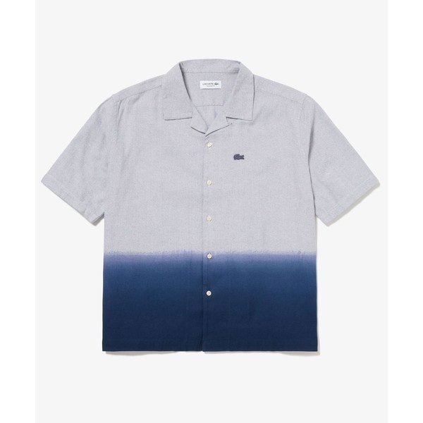 ラコステ（LACOSTE）/グラデーション コットンオックスフォード オープンカラーシャツ_1
