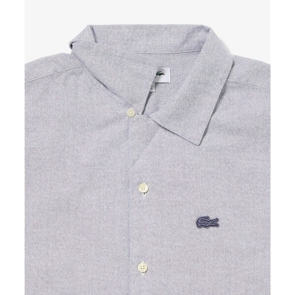 ラコステ（LACOSTE）/グラデーション コットンオックスフォード オープンカラーシャツ_11