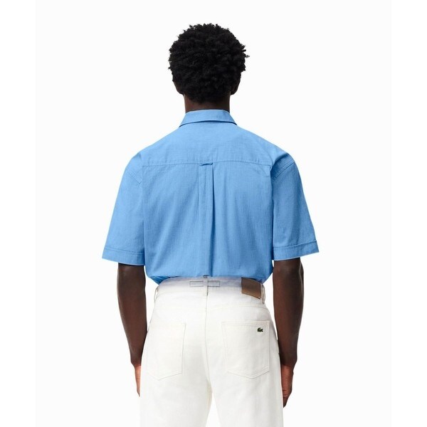 ラコステ（LACOSTE）/ウォッシュドオックスフォード半袖ボタンダウンシャツ_9