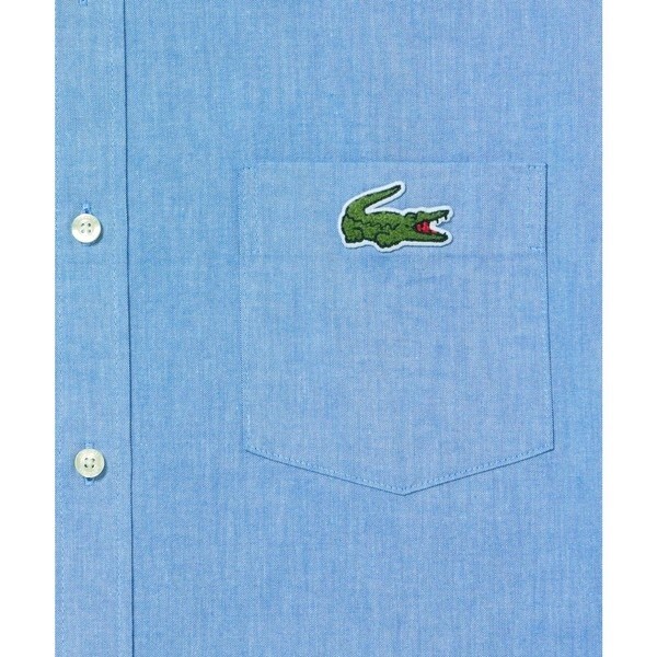 ラコステ（LACOSTE）/ウォッシュドオックスフォード半袖ボタンダウンシャツ_14