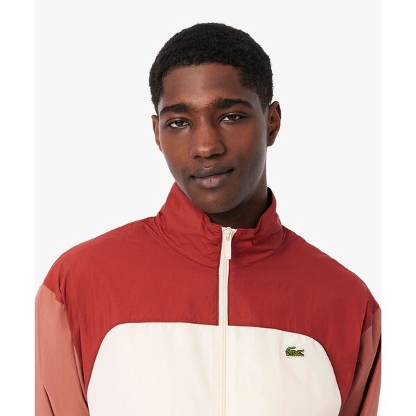 ラコステ（LACOSTE）/トリコカラーリング撥水トラックジャケット_1