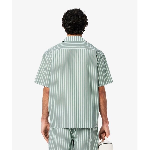 ラコステ（LACOSTE）/ストライプオープンカラーシャツ_3